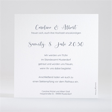 Hochzeitseinladung strandhochzeit - Vue 2