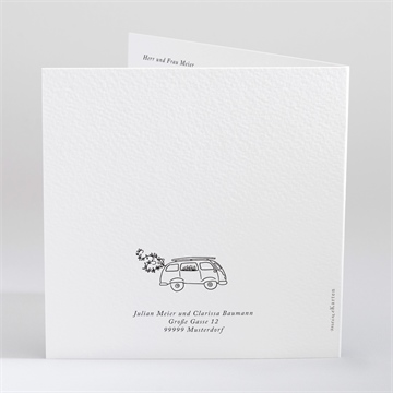 Hochzeitseinladung love and peace - Vue 3