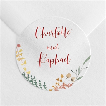 Aufkleber Hochzeit ref. N360274