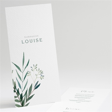 Menükarte Kommunion gartenfest