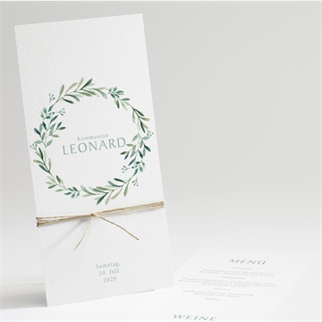 Menükarte Kommunion ref. N221201