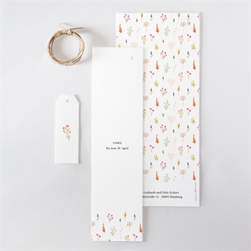 Hochzeitseinladung landkunst - dreiteilig - Vue 5