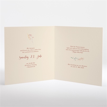 Hochzeitseinladung ländliche eleganz - Vue 2