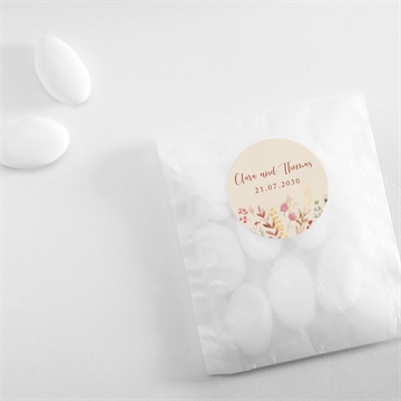 Aufkleber Hochzeit ländliche eleganz - Vue 4