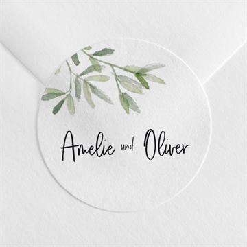 Aufkleber Hochzeit olivenbaum