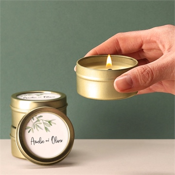 Kerze Hochzeit olivenbaum - Vue 2