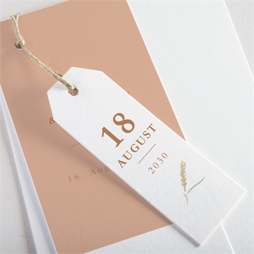 Hochzeitseinladung sommertraum - dreiteilig - Vue 2