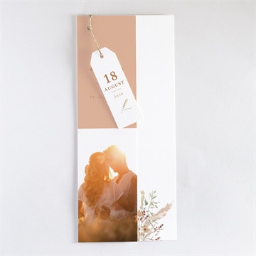 Hochzeitseinladung sommertraum - dreiteilig - Vue 3