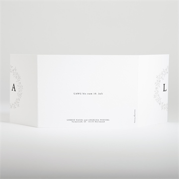 Hochzeitseinladung herrlich  - doppelklapp - Vue 3