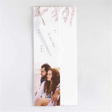 Hochzeitseinladung goldene weide - dreiteilig - Vue 3