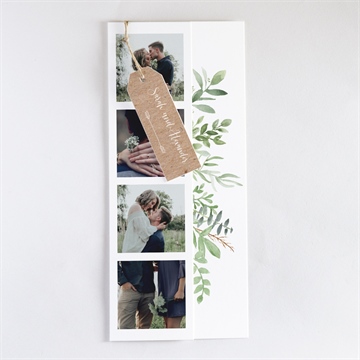 Hochzeitseinladung blättertanz - dreiteilig - Vue 3