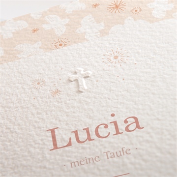 Einladung Taufe taubenflug - Vue 2