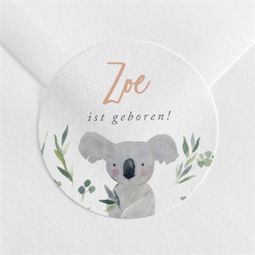 Sticker Geburt koalaliebe