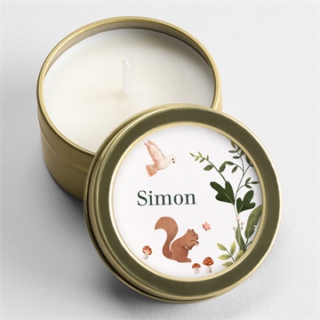 Kerze Geburt kleiner dschungel