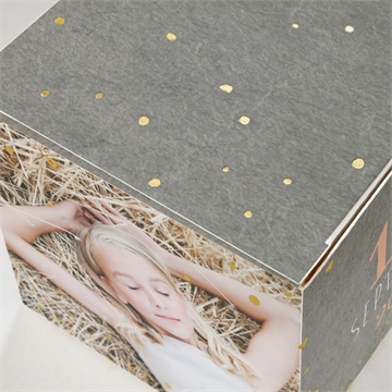 Geschenkbox Kommunion kommunionssymbole - gold - Vue 2