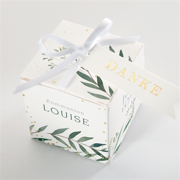 Geschenkbox Kommunion gartenfest - gold - Vue 4