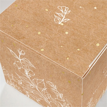 Geschenkbox Kommunion zarte malerei - gold - Vue 2