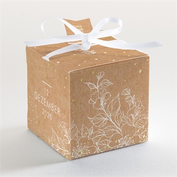 Geschenkbox Kommunion zarte malerei - gold - Vue 3