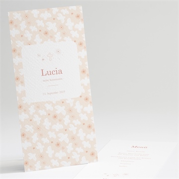 Menükarte Kommunion hoch hinaus