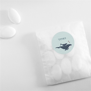 Sticker Geburt mein kleiner walfisch - Vue 4