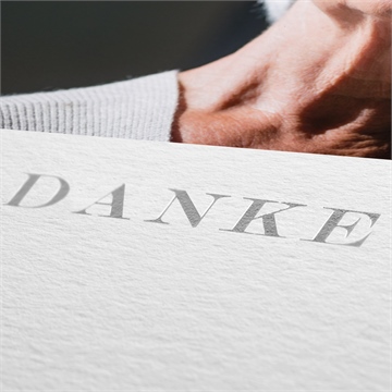 Trauerdanksagung sanftmut - silber - Vue 2