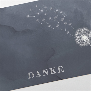 Trauerdanksagung besinnung - silber - Vue 3