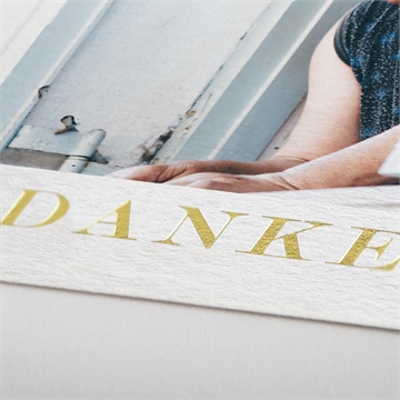 Trauerdanksagung waldfrieden - gold - Vue 2