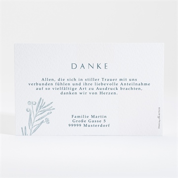 Trauerdanksagung waldfrieden - gold - Vue 4