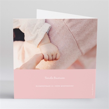 Einladung Taufe zarte hoffnung - Vue 4