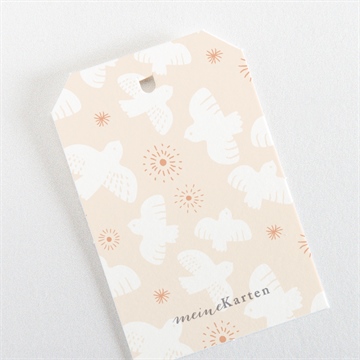 Geschenkanhänger Taufe taubenflug - Vue 3