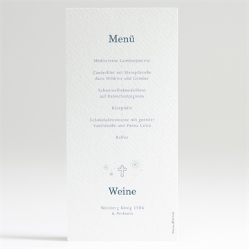 Menükarte Taufe horizont - Vue 2