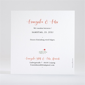 Save the Date Karte frühlingsdüfte - Vue 2