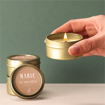 Kerze Taufe foto auf kraftpapier - Vue 3