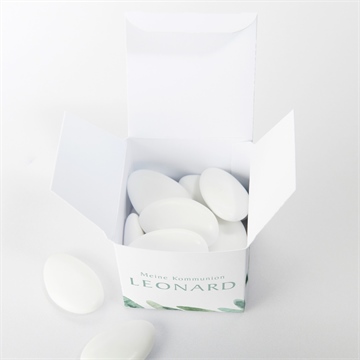 Geschenkbox Kommunion blätter und vergoldung - Vue 4