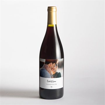 Flaschenetikett Hochzeit wir - Vue 2