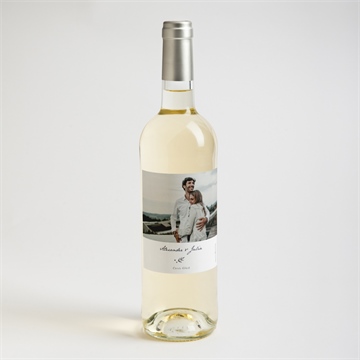 Flaschenetikett Hochzeit laub - Vue 2