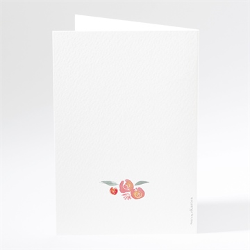 Menükarte Hochzeit blumenrahmen - Vue 3