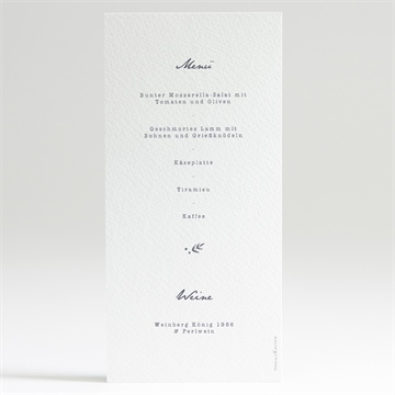 Menükarte Hochzeit laub - Vue 2