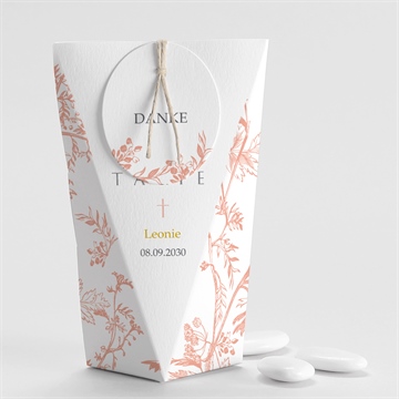 Geschenkbox Taufe vintage natur - schachtel