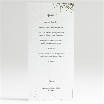 Menükarte Hochzeit landkunstliebe - Vue 2