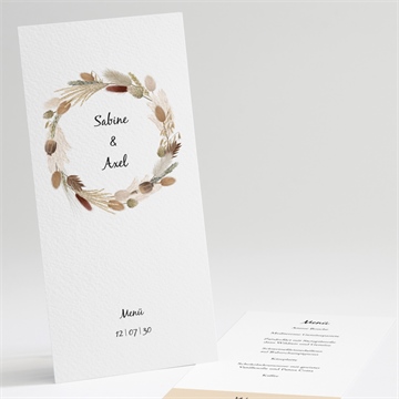 Menükarte Hochzeit ref. N221158