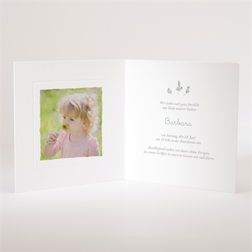 Einladung Taufe festtag - prägung - Vue 3