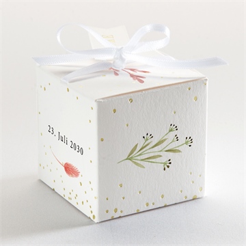 Geschenkbox Hochzeit landkunst - gold - Vue 3