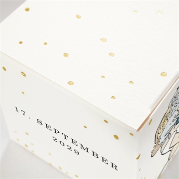 Geschenkbox Hochzeit liebespaar - gold - Vue 2