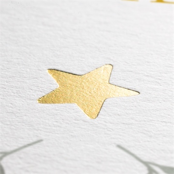 Einladung Taufe zarte eleganz - gold - Vue 2