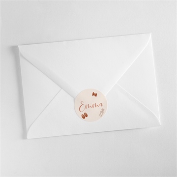 Sticker Geburt rosa kleidchen - Vue 3