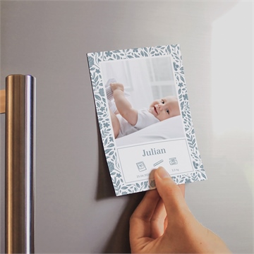 Geburtskarte bezaubernd - magnet - Vue 2