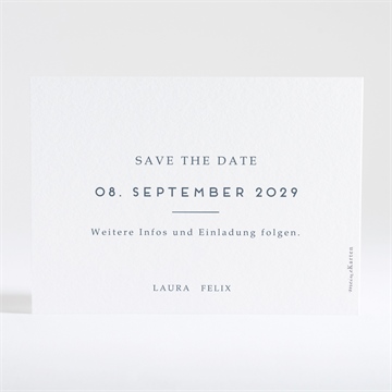 Save the Date Karte goldkranz, gold - Vue 4