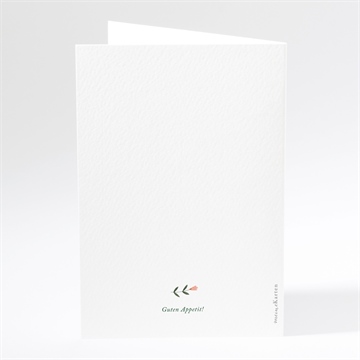 Menükarte Hochzeit wilde blumen - Vue 3