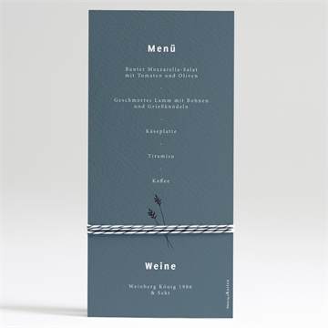 Menükarte Hochzeit halm - Vue 2